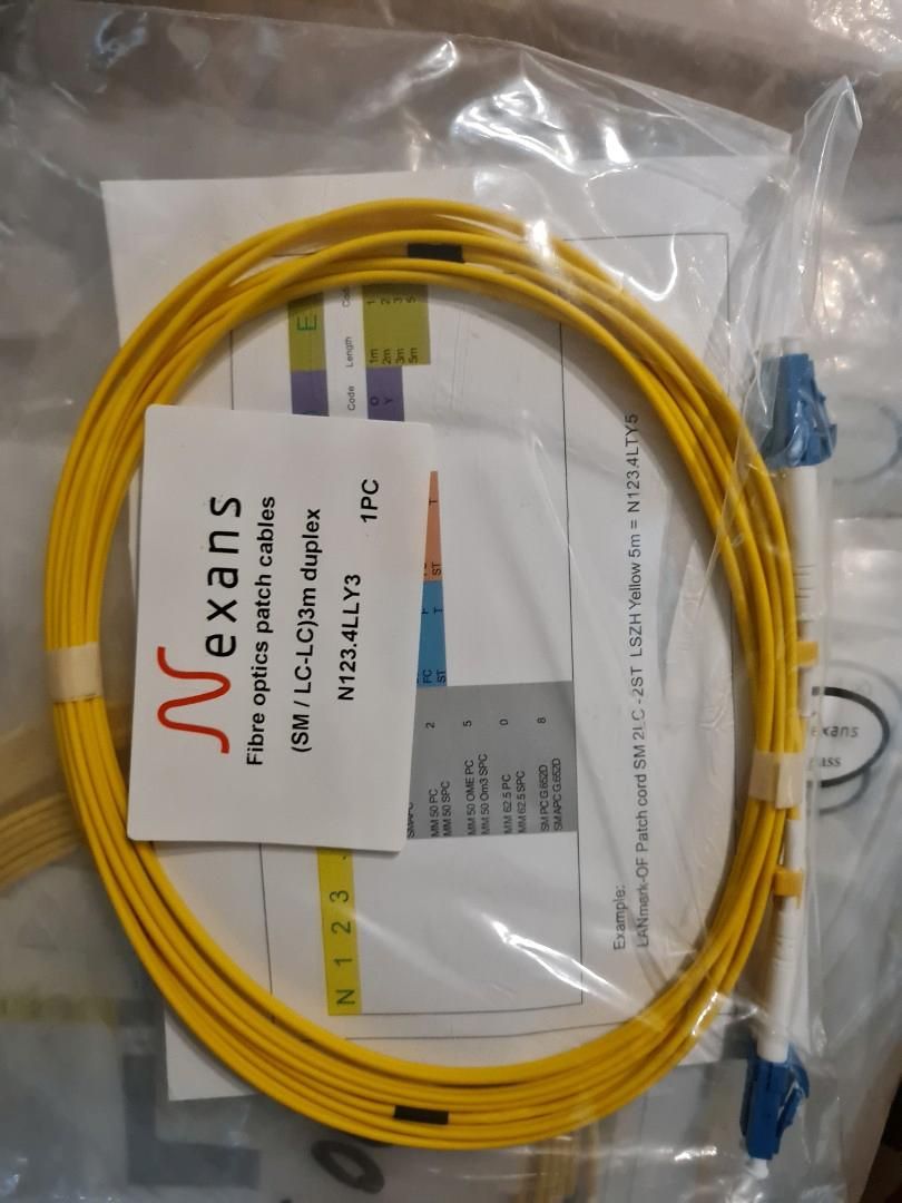 پچ کورد فیبرنوری نگزنس Nexans اورجینال|مودم و تجهیزات شبکه|تهران, قزل قلعه|دیوار