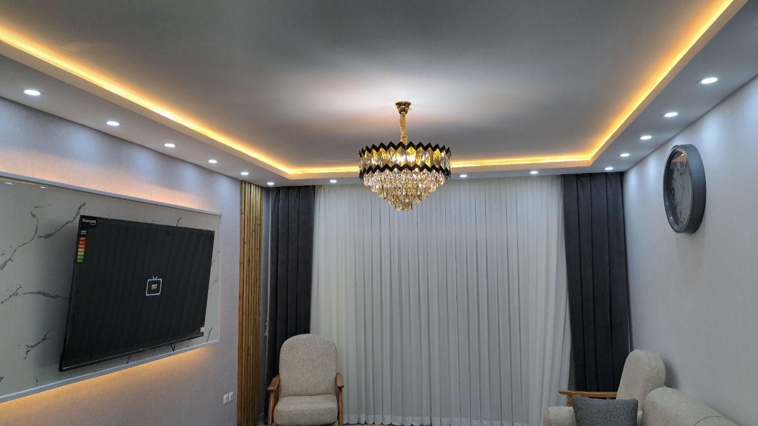 ساخت انواع لاین نوری پرژکتور هالوژن دست ساز|لامپ و چراغ|آران و بیدگل, |دیوار