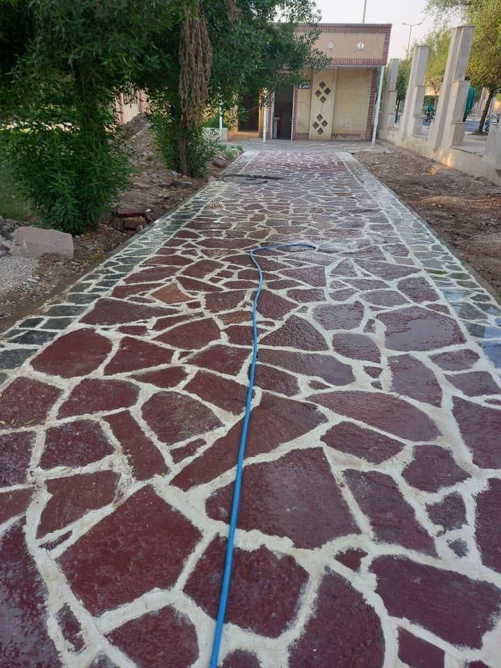 سنگ لاشه ورقه ای قرمز قهوه ای|مصالح و تجهیزات ساختمان|اصفهان, احمدآباد|دیوار