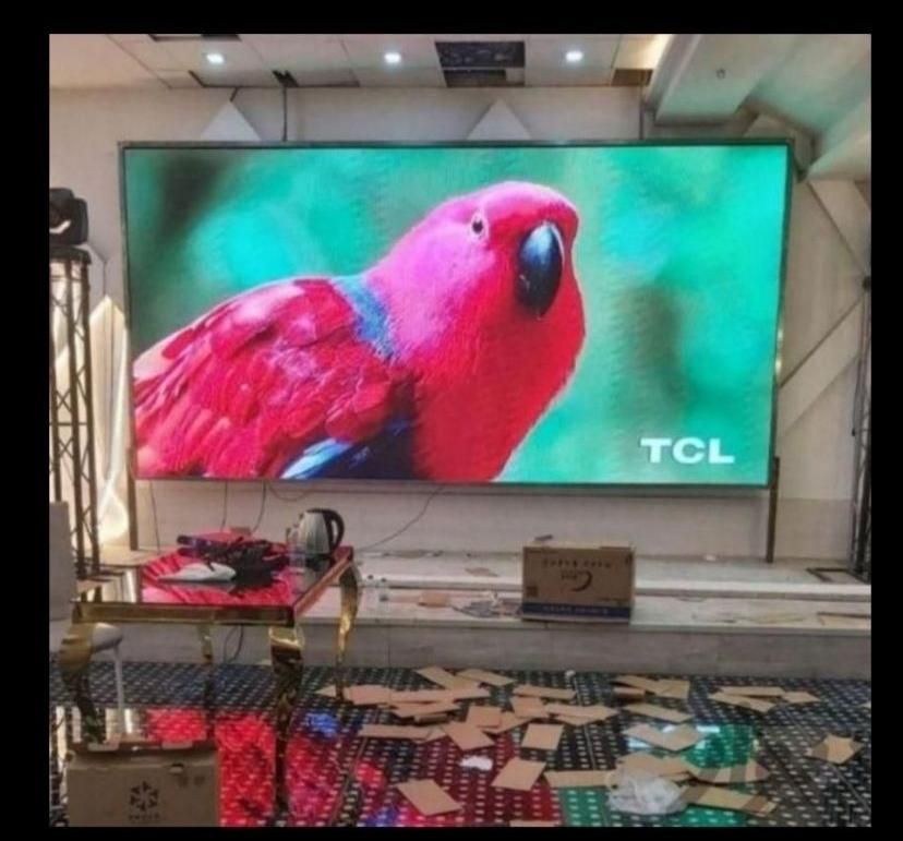 اجاره تی وی وال یا تلوزیون شهری کیفیت 8k p. 3.9|خدمات پذیرایی، مراسم|شیراز, بعثت|دیوار