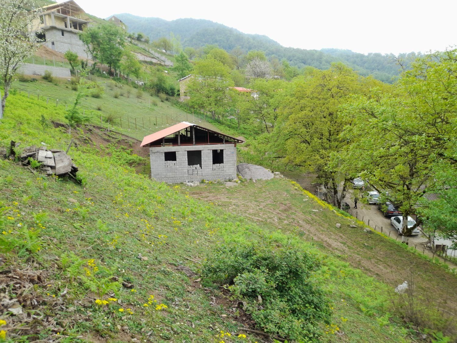 ویلای نیمه ساز ۶۰۰متری ،ییلاق نوده رضوانشهر|فروش زمین و ملک کلنگی|رضوانشهر, |دیوار