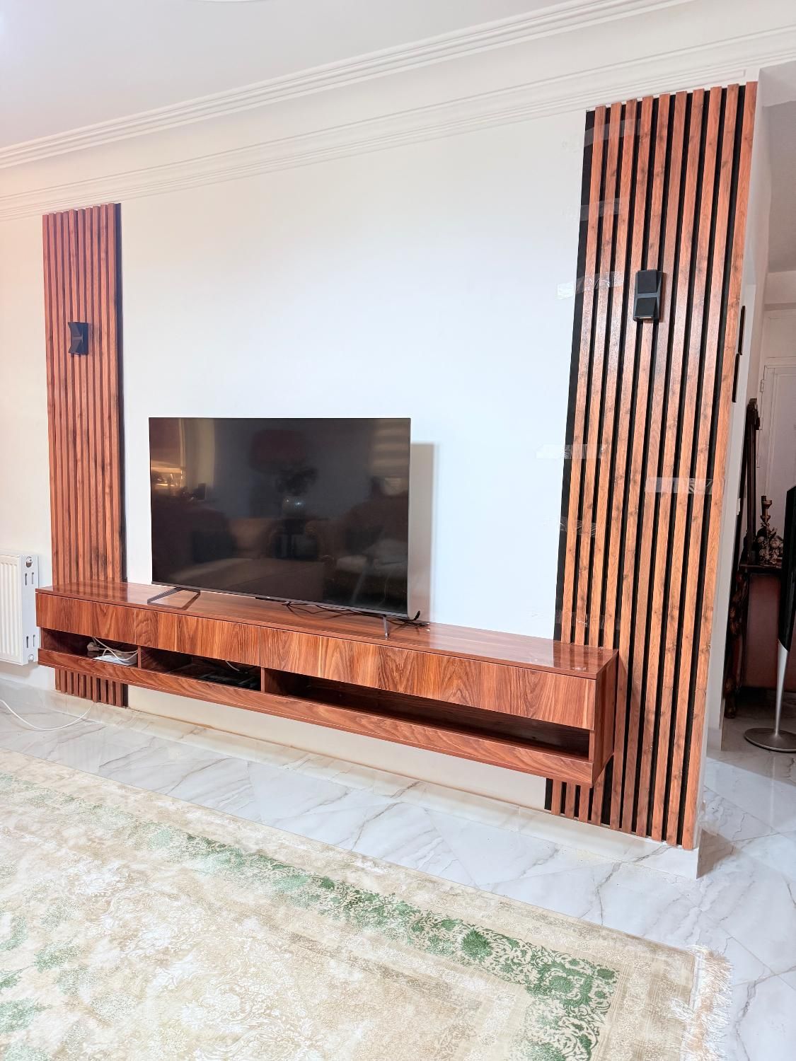 تی وی وال سفارشی طرح هخامنش|بوفه، ویترین، کنسول|رشت, حومه رشت|دیوار