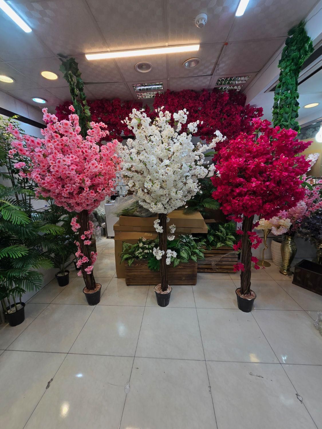 درختان مصنوعی رنگی شکوفه درخت شکوفه|گل مصنوعی|تهران, بروجردی|دیوار