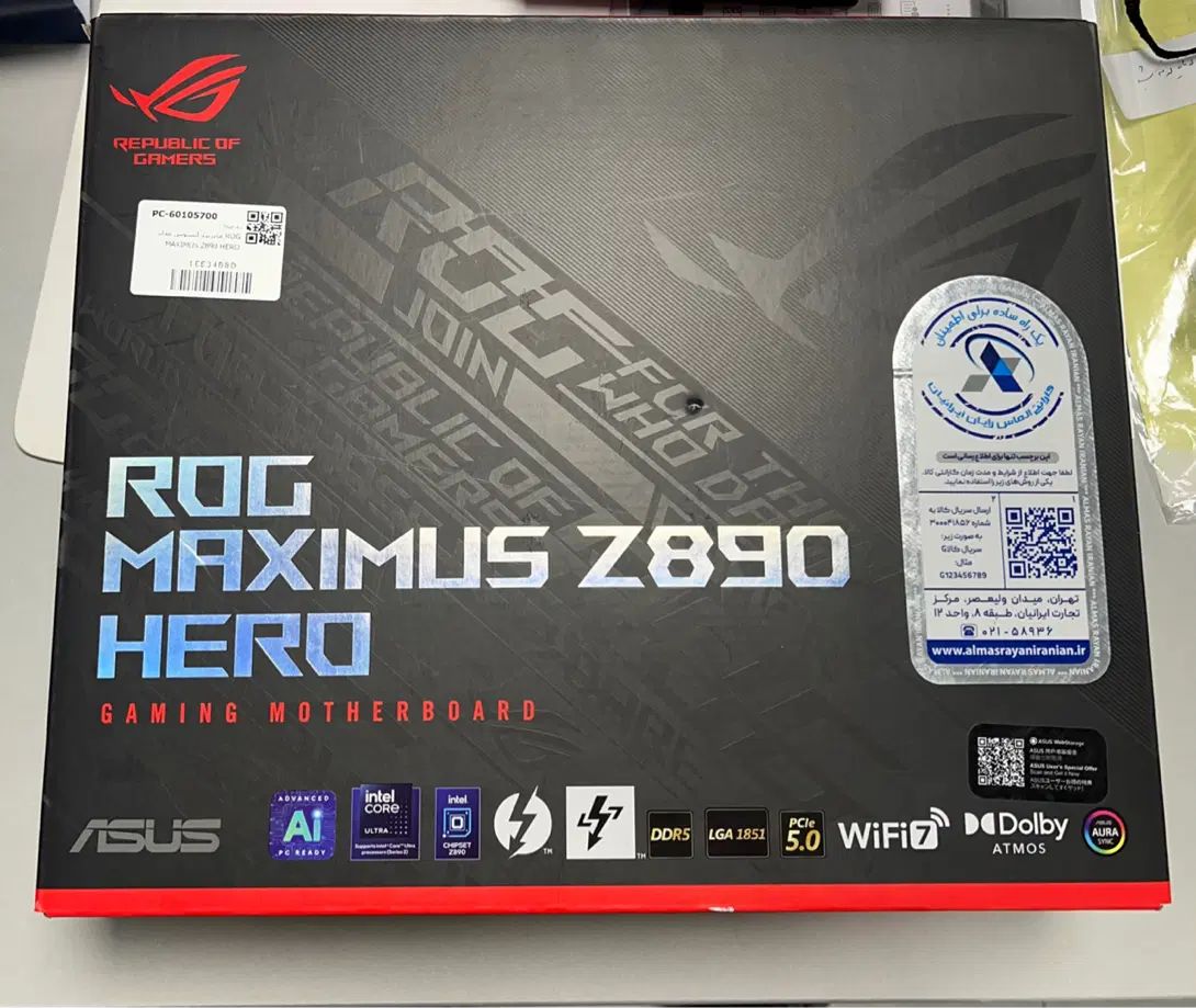 مادر برد asus z890 maximus hero پلمپ|قطعات و لوازم جانبی رایانه|تهران, اکباتان|دیوار