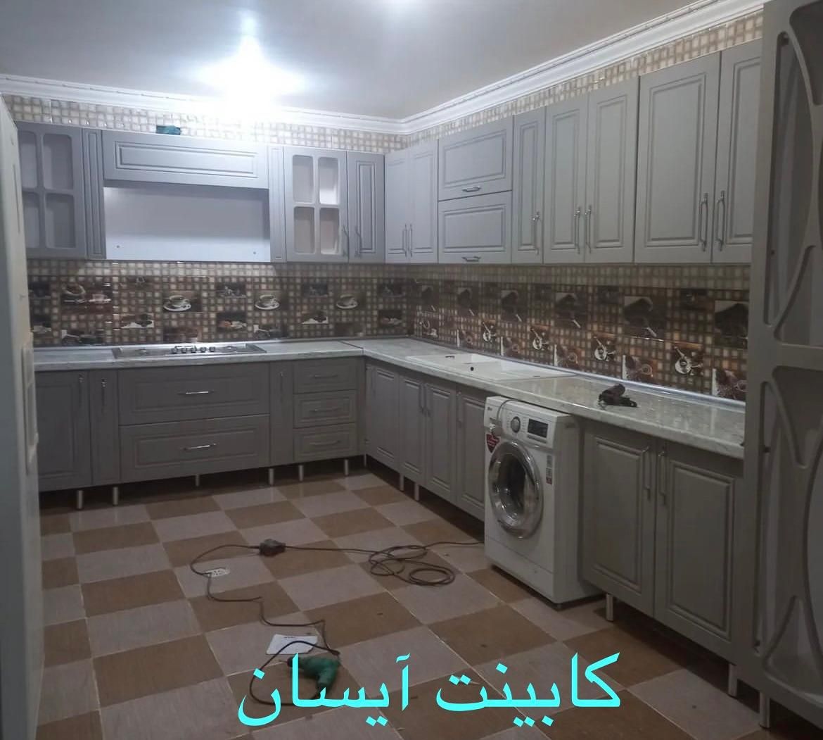 کابینت ایسان نئوکلاسیک طوسی کد (۶۷۶۸)|مصالح و تجهیزات ساختمان|اصفهان, ولدان|دیوار