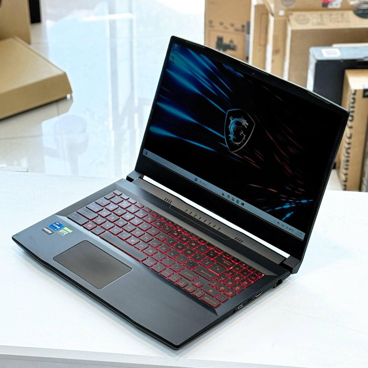 لپتاپ گیمینگ MSI Katana GF66 رم 64 گیگ هارد 1 SSD|رایانه همراه|شیراز, ملاصدرا|دیوار