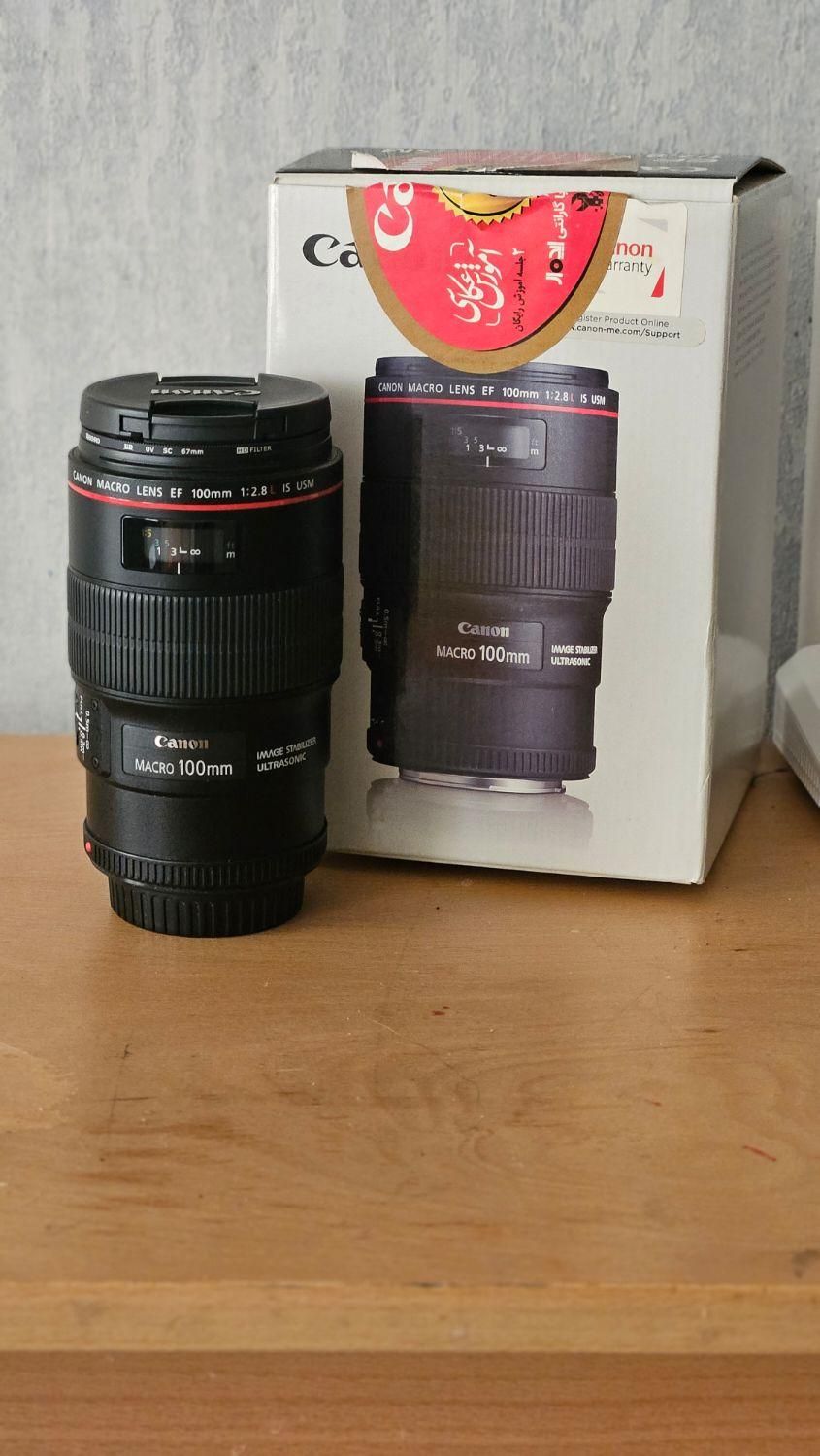 لنز 100mm macro canon|دوربین عکاسی و فیلم‌برداری|تهران, سعادت‌آباد|دیوار