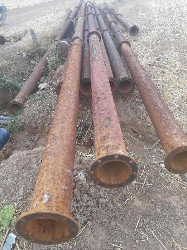 لوله سنگین چاه ۶ اینچ اصفهان فلنجدار کارکرده|عمدهفروشی|همدان, |دیوار