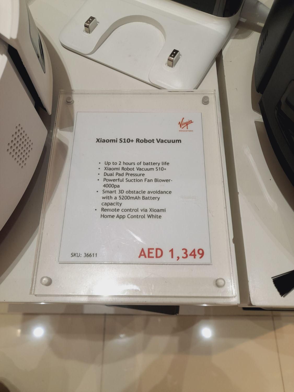 جارو رباتیک شیائومی S10 plus آب و خاک جارو وتی کشی|جاروبرقی، جارو شارژی، بخارشو|کرج, گوهردشت|دیوار