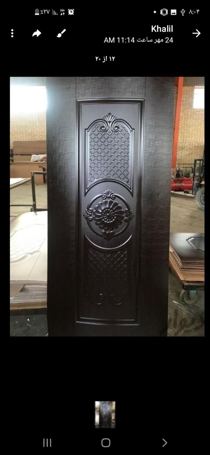 درب اتاق خواب ورق سنگین بار جدید سمساری سارانی|مصالح و تجهیزات ساختمان|زابل, |دیوار