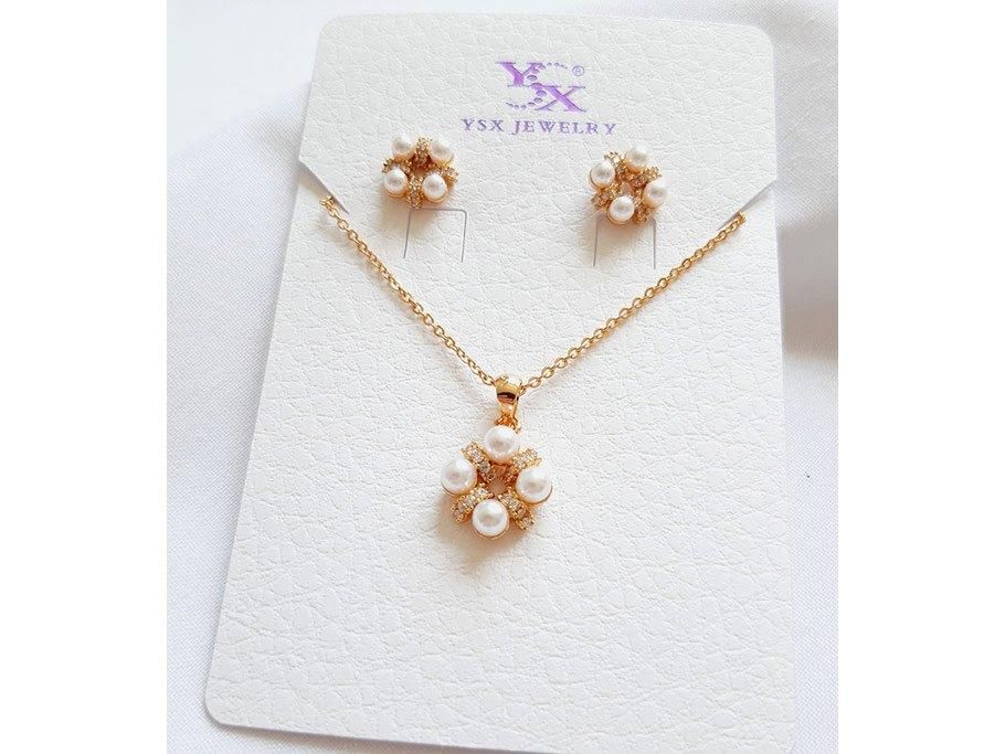 نیمست زنجیری نگین و مروارید دار طلایی، انتخاب کیوت|بدلیجات|اردبیل, |دیوار