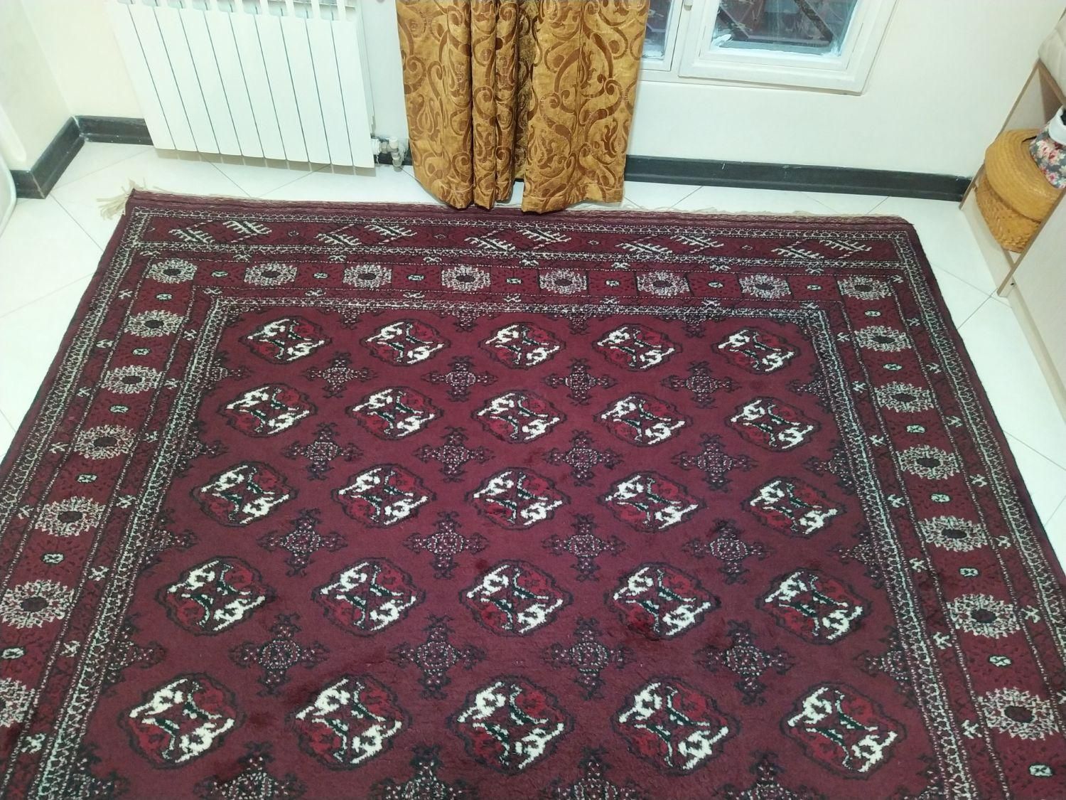 فرش دستباف ترکمن|فرش|گرگان, |دیوار