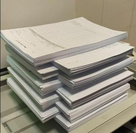 کاغذ یکرو سفید چک پرینت یک رو چکنویس چرکنویس|لوازم التحریر|فردیس, طالقانی|دیوار