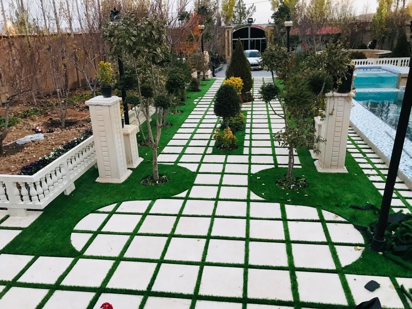 چمن مصنوعی هلندی عمده|خدمات باغبانی و درختکاری|شیراز, شهرک گلستان|دیوار