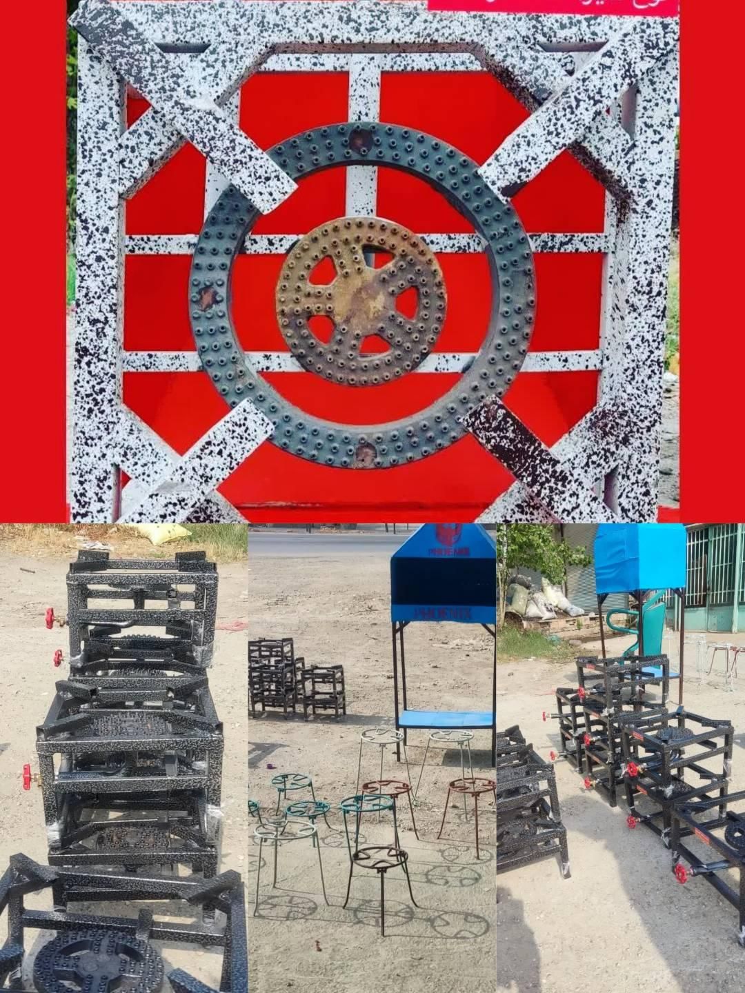 (تولیدسه پایه پیکنیکی و منقل استندزغالی )|اجاق گاز و لوازم برقی پخت‌وپز|گرگان, |دیوار