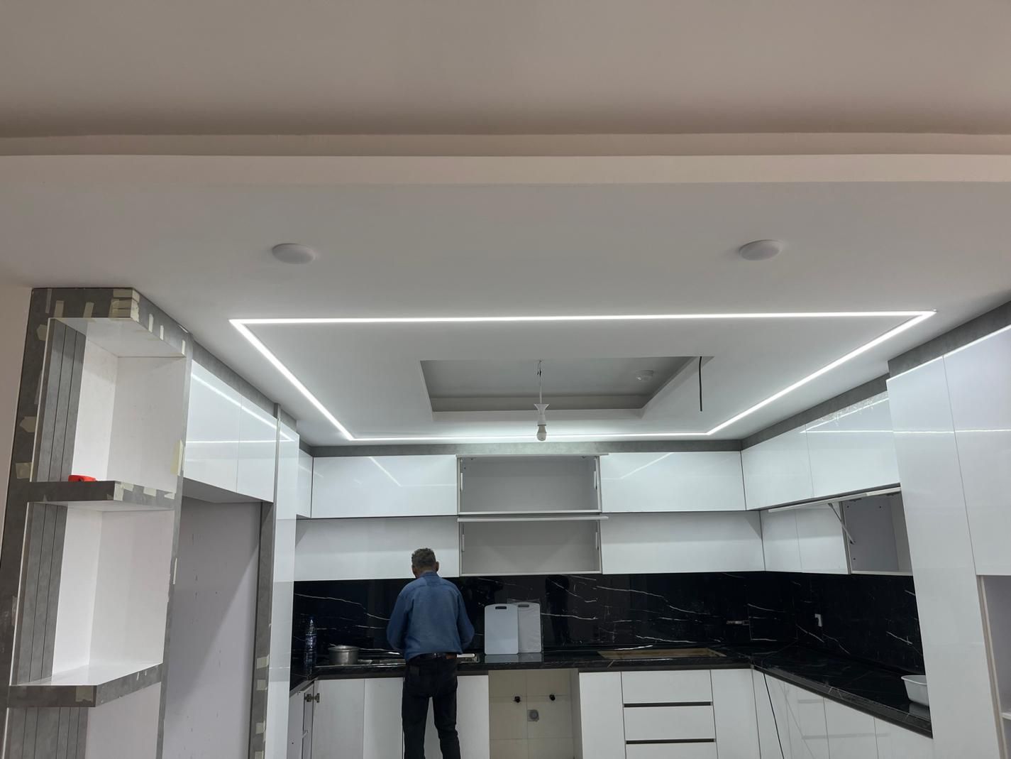 اجرای صفر تا صد سقف کاذب کناف pvc|مصالح و تجهیزات ساختمان|شاهینشهر, فردوسی|دیوار