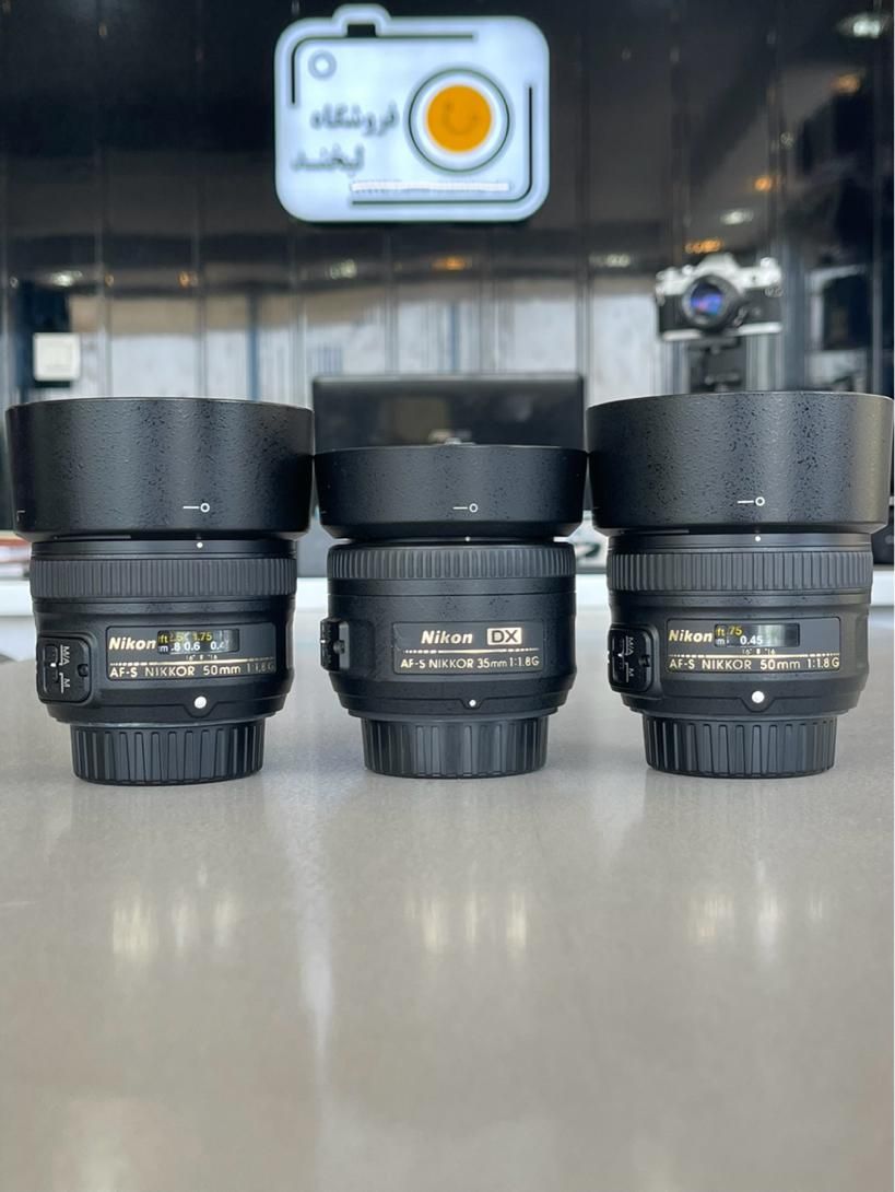 لنز دوربین نیکون 50mm f1.8G 18-140mm|دوربین عکاسی و فیلم‌برداری|شیراز, چنچه|دیوار