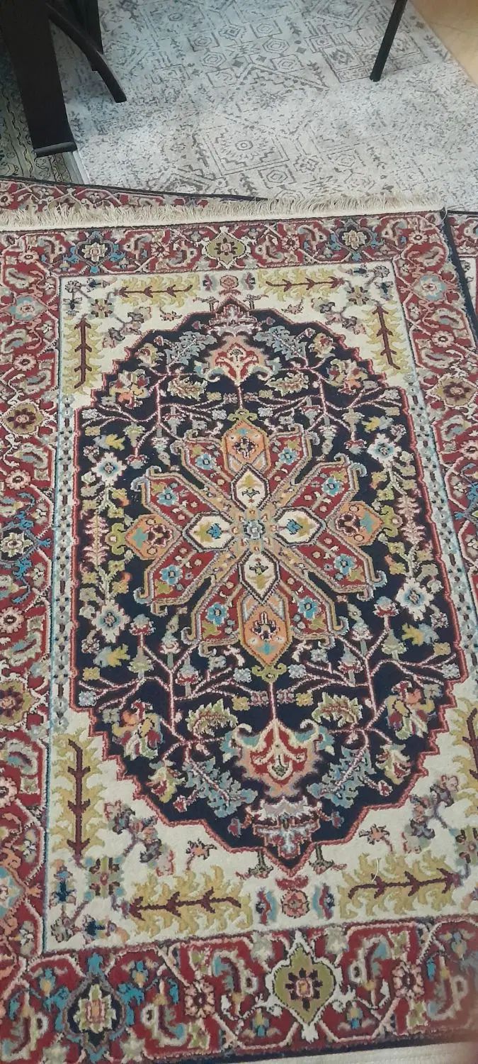 ۳ تخته فرش گبه  سورمه ای ۱×۱.۵|فرش|رشت, گلسار|دیوار
