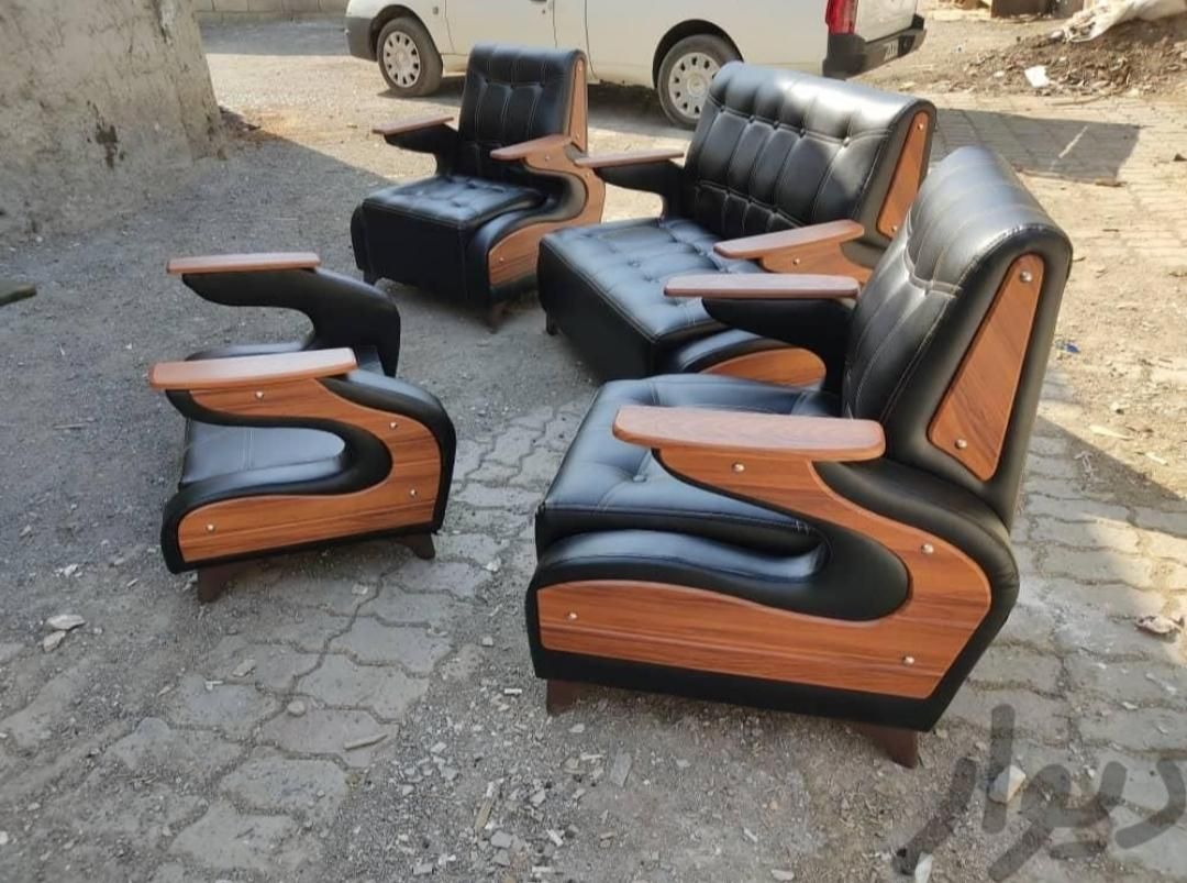 نیم ست اداری/چرم آلگرو/مبلمان اداری|دفتر کار|تهران, یافت آباد جنوبی|دیوار