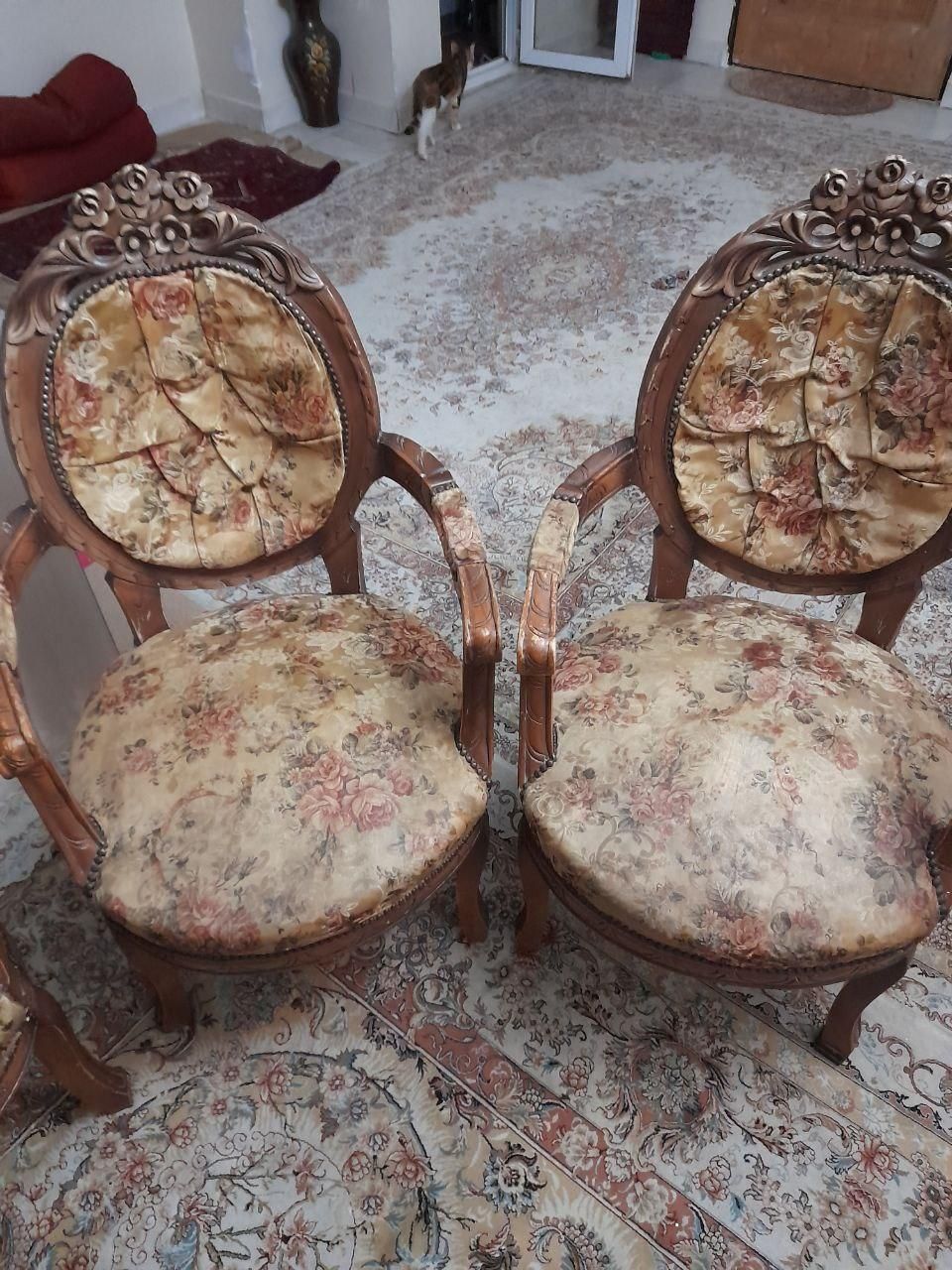 مبل سلطنتی چوب راش|مبلمان خانگی و میز عسلی|تهران, سرآسیاب مهرآباد|دیوار