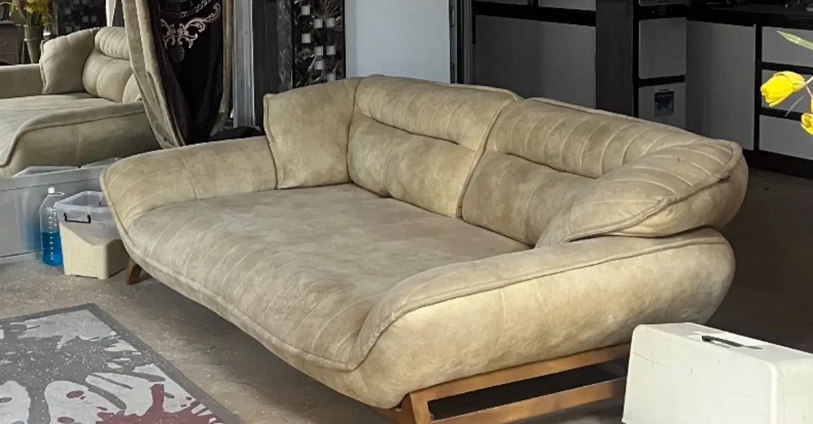 کاناپه تخت خواب شو پارچه ترک این قیمت تا فردا|مبلمان خانگی و میز عسلی|اصفهان, مرداویج|دیوار