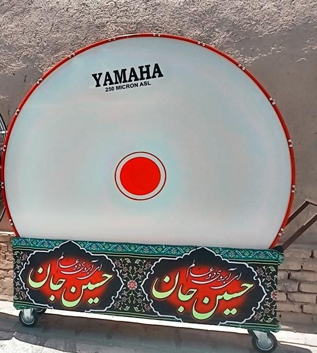طبل دو متر استیل نو همراه گاری|درام و پرکاشن|بیرجند, |دیوار