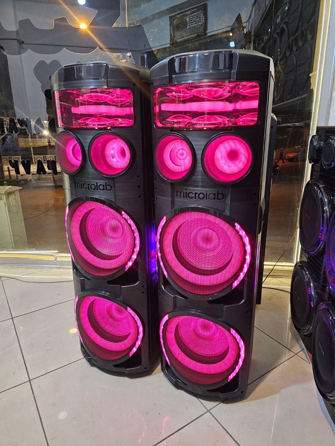 اسپیکر باند سیستم صوتی میکرولب V400-3d فضایی شرایط|سیستم صوتی خانگی|تبریز, |دیوار