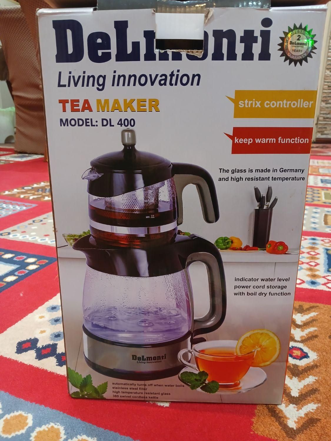 چایی ساز دلمونتی dl400|سماور، چای‌ساز، قهوه‌ساز|دزفول, |دیوار