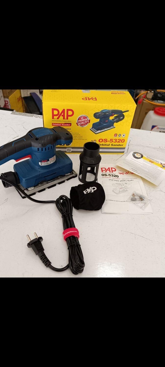 سنباده لرزان پی ای پی مستطیلی P.A.P سنباده زن|ابزارآلات|شیراز, شهرک رضوان|دیوار