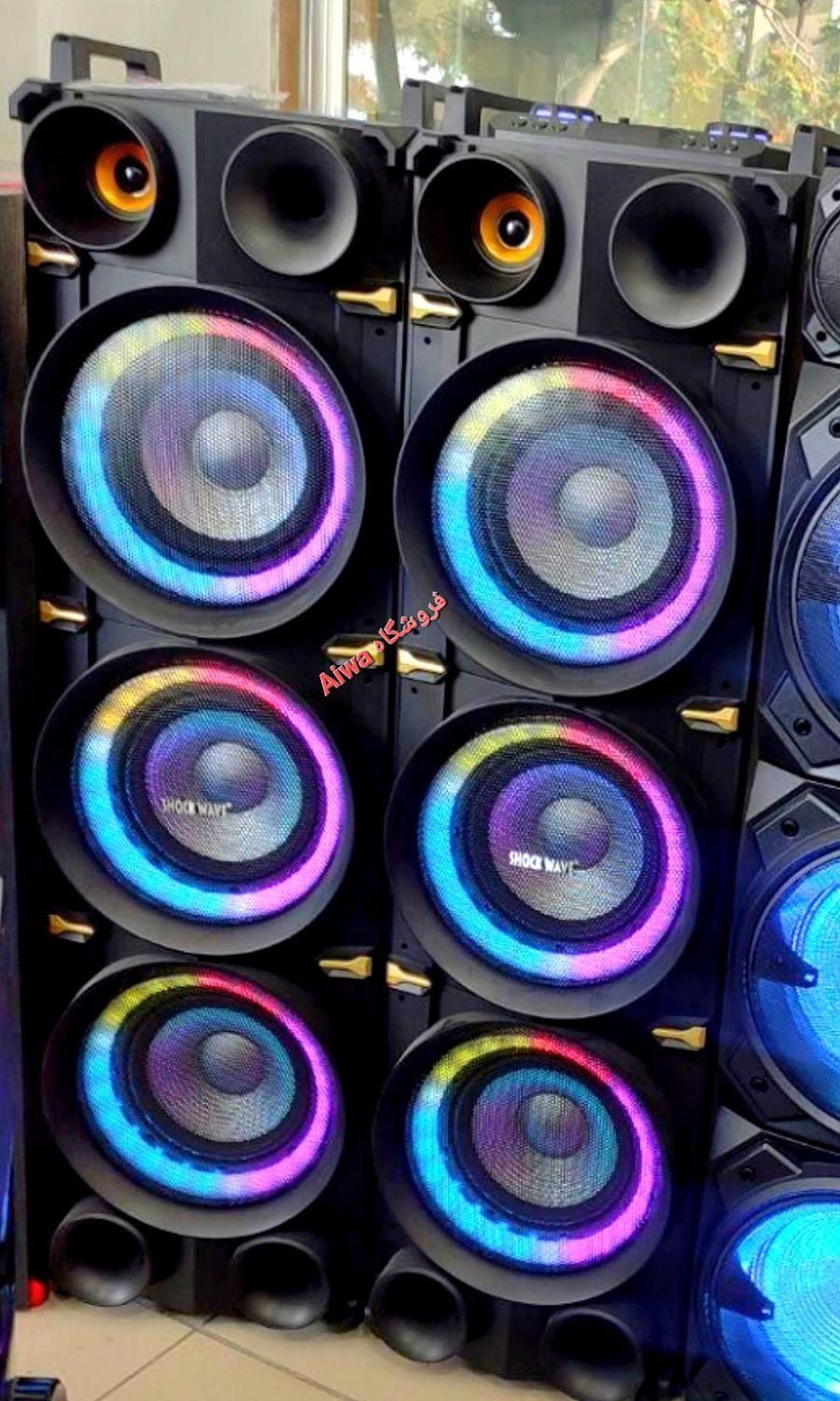 باند اسپیکر شاکویو  لیزردار مدل ۱۰۳ باشرایط ۸ماهه|سیستم صوتی خانگی|تبریز, |دیوار