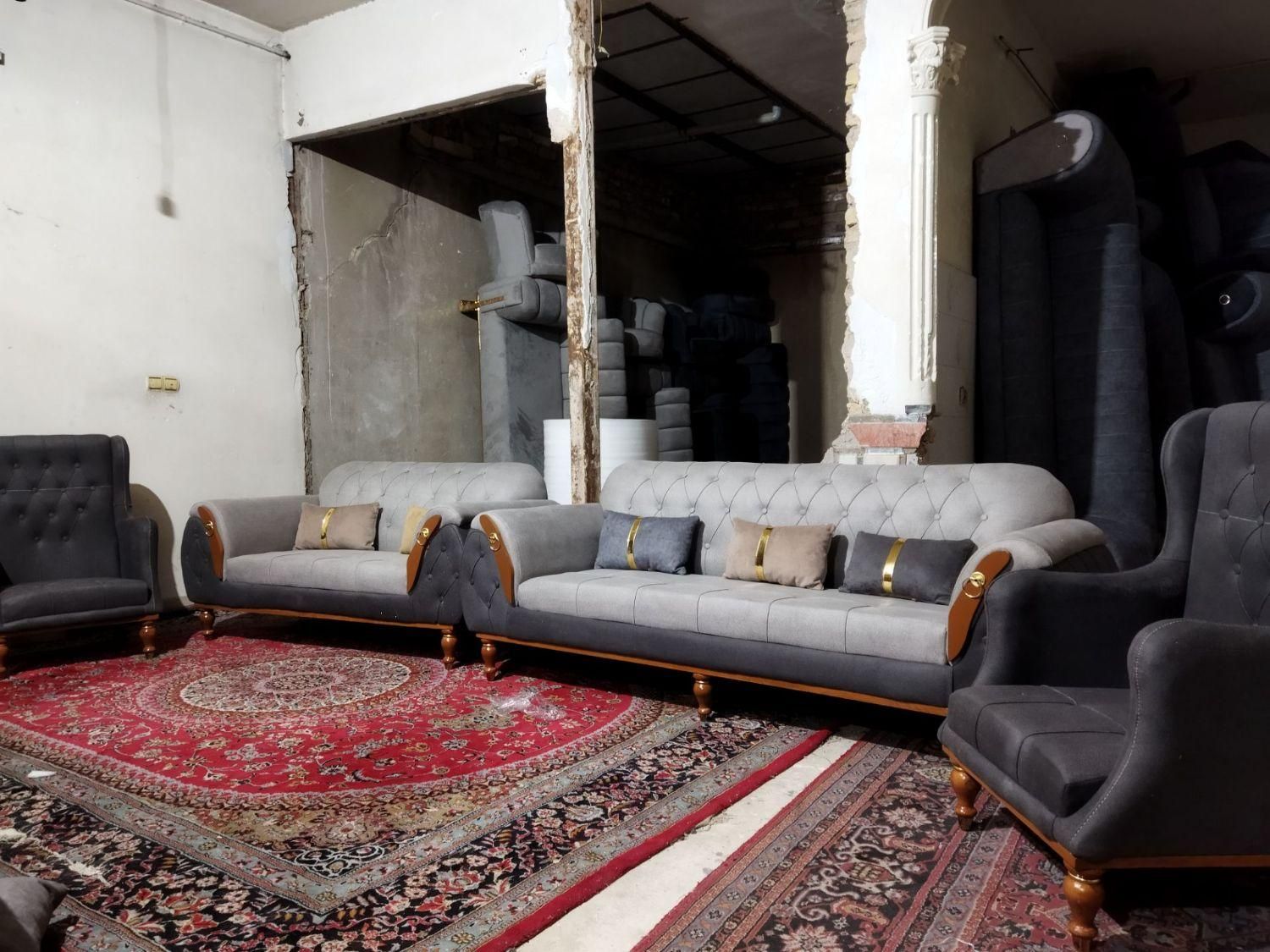 مبل راحتی چستر راشلی 7 نفره|مبلمان خانگی و میز عسلی|دزفول, |دیوار