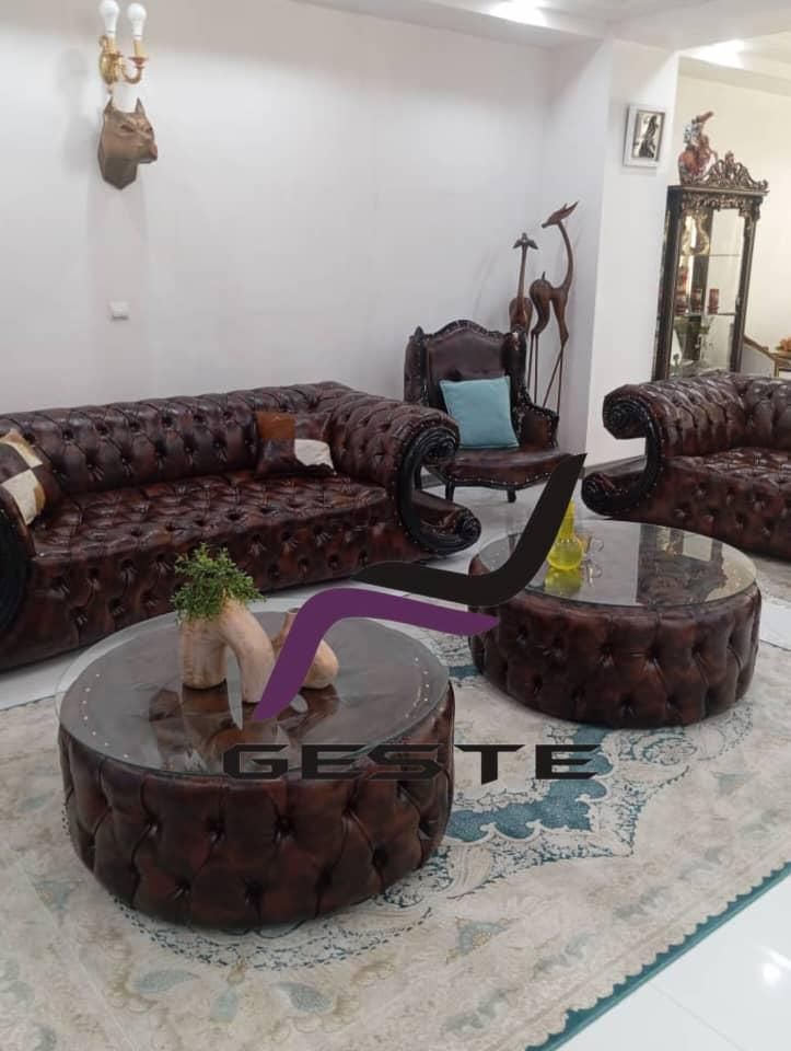 مبل راحتی تمام لمسه حلزونی مبل کلاسیک مبل چستر|مبلمان خانگی و میز عسلی|تهران, دولتخواه جنوبی|دیوار