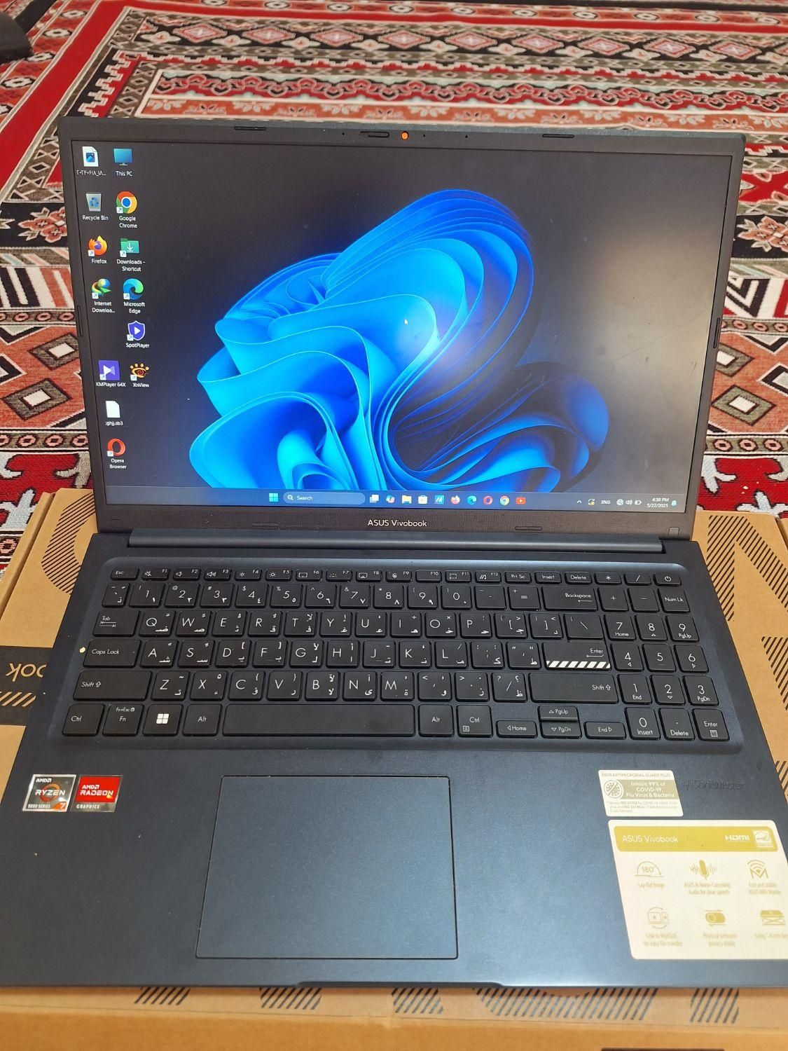 لپ تاپ Asus vivobook|رایانه همراه|شیراز, دروازه اصفهان|دیوار