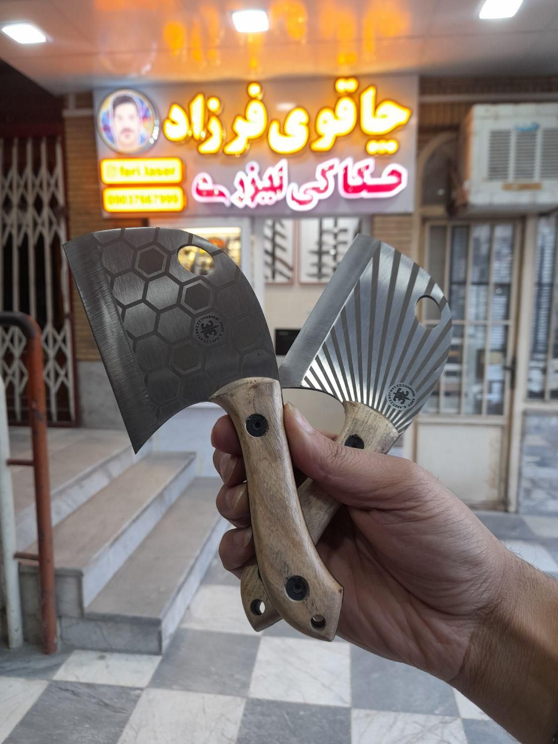 مینی ساطور فولادی مخصوص آشپزی تو طبیعت و منزل|کوهنوردی و کمپینگ|تهران, زنجان|دیوار
