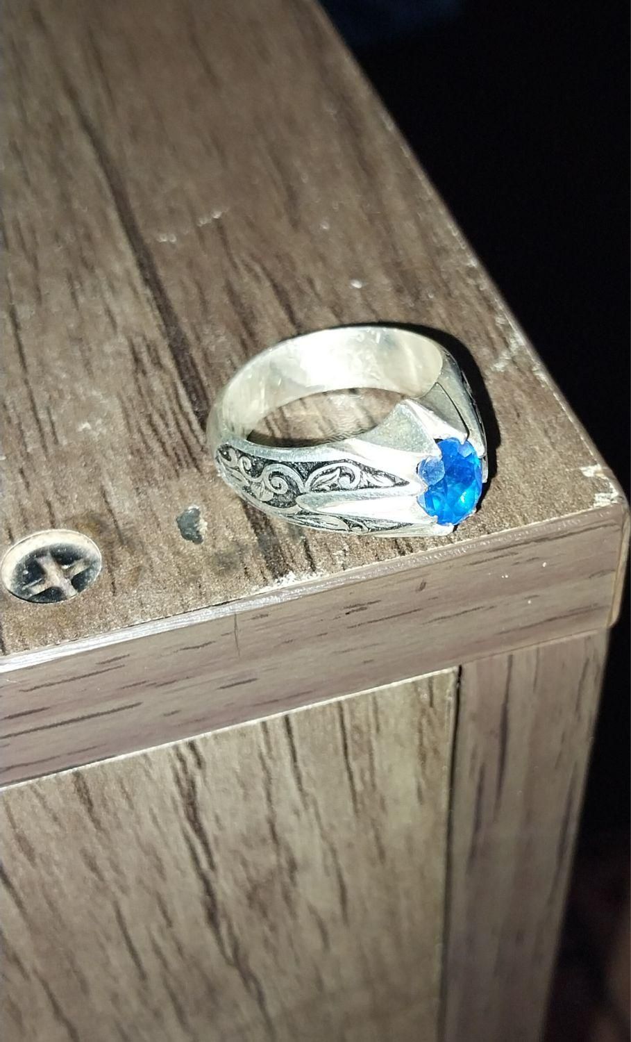 یاقوت برمه نقره مهردار رکاب جوندار قلمه زنی|جواهرات|کوهسار (البرز), |دیوار