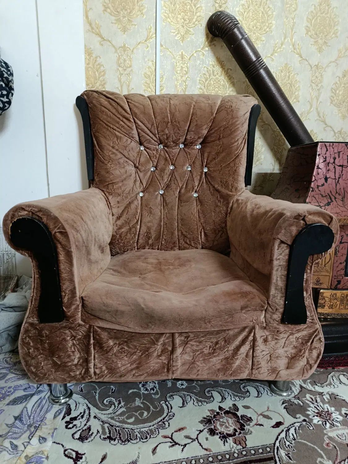 مبل نیم ست|مبلمان خانگی و میز عسلی|مشهد, ارمغان|دیوار