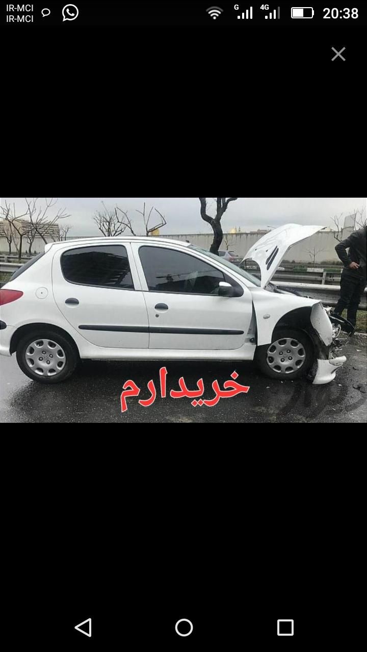 معاوضه ماشین سالم با  خودرو تصادفی  میخرم|خودرو سواری و وانت|شیراز, شهرک ولیعصر|دیوار