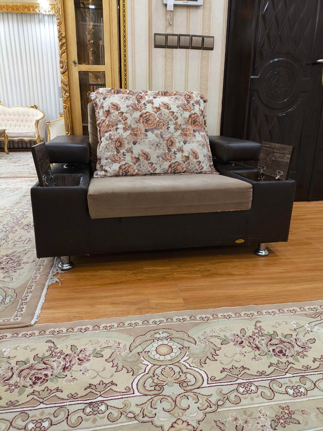 تخت کم جا مبل تختشو|تخت و سرویس خواب|کاشمر, |دیوار