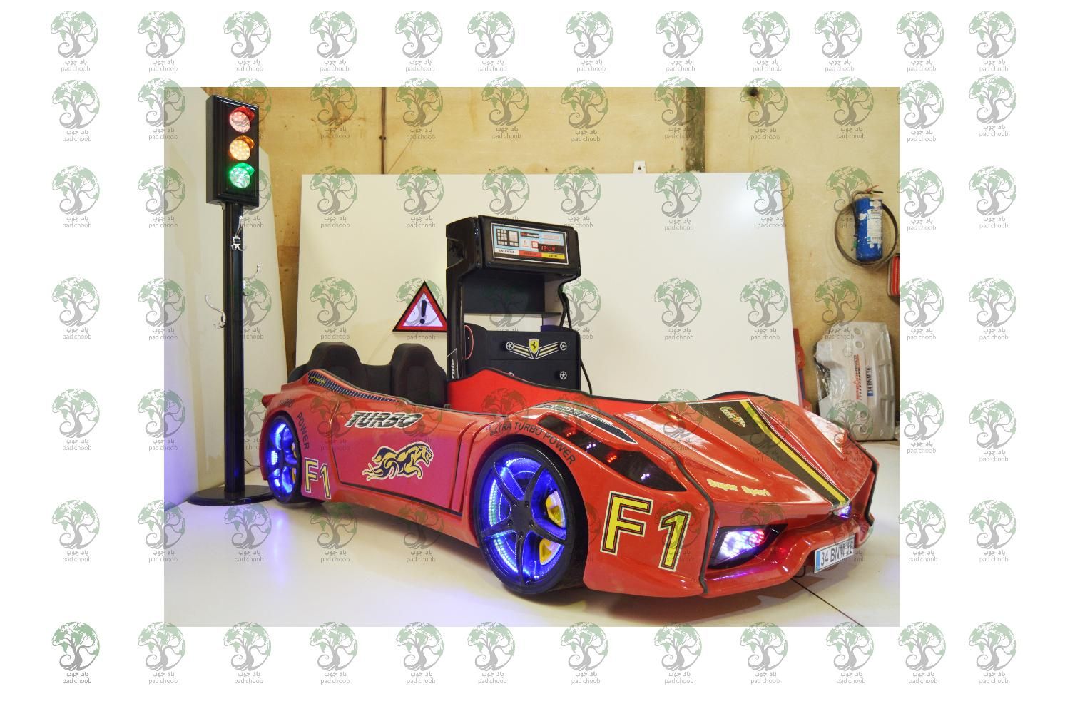 تخت ماشینی مدل پورشه911 برند (پادچوب / کارکو)|تخت و سرویس خواب|بندر ماهشهر, |دیوار