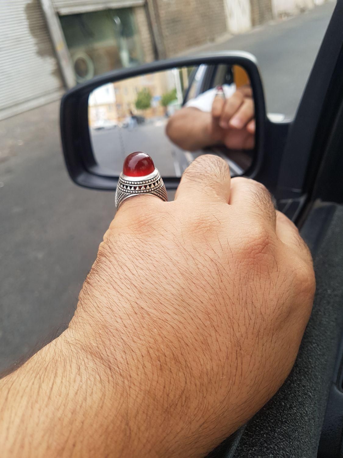 انگشتر دستساز عقیق کهنه|جواهرات|ری, دولتآباد|دیوار