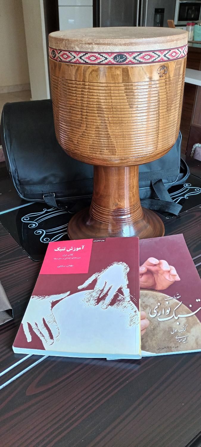 ساز شیرانی حرفه ای اصفهان چوب گردو چرم شتر|سازهای سنتی|بابل, |دیوار