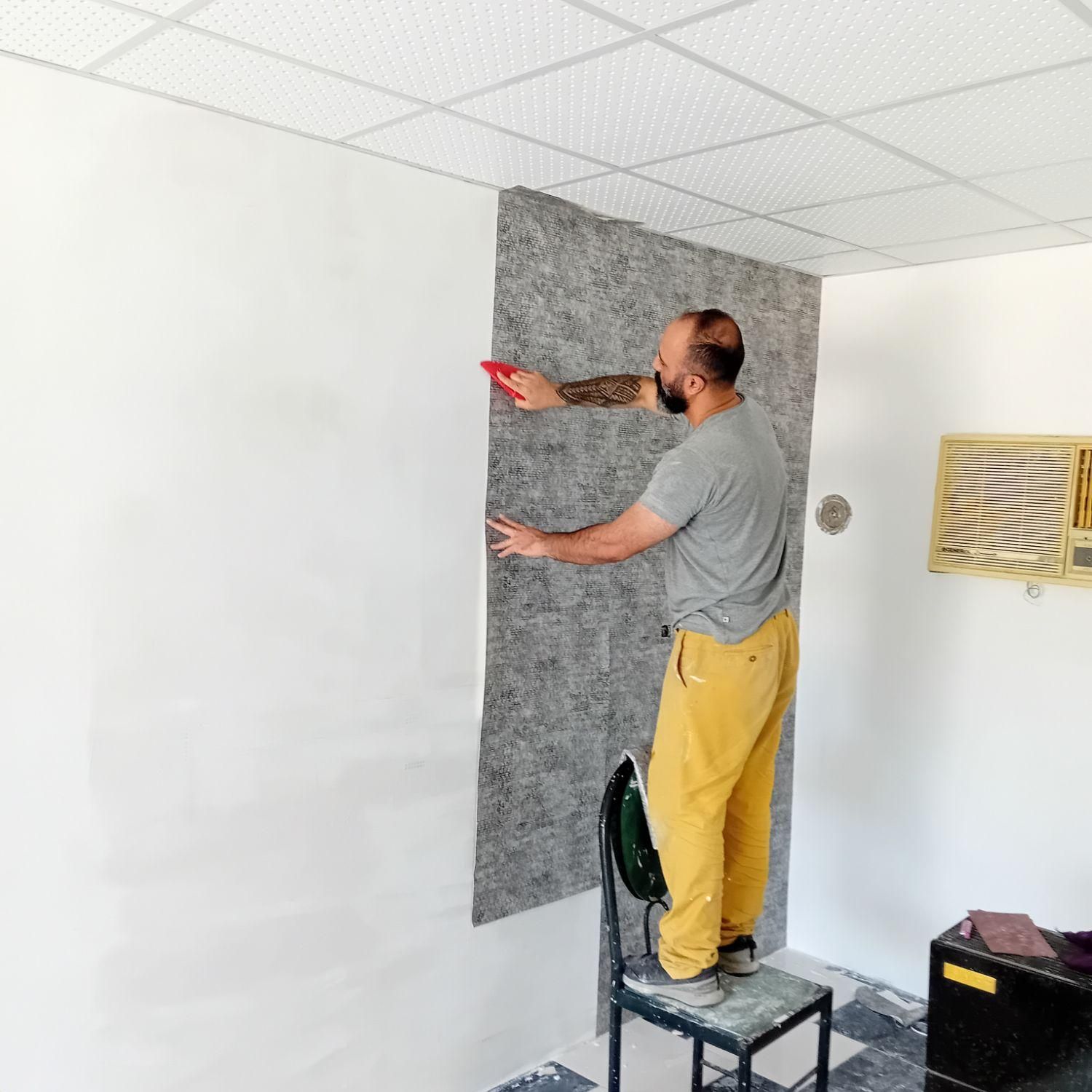 فروش و نصب کاغذدیواری وپارکت وکفپوش،کناف،لمبه،چمن.|خدمات پیشه و مهارت|قائم‌شهر, |دیوار