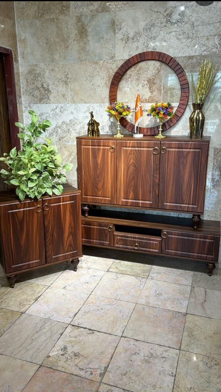 اینه و کنسول / لارا ست کامل/ اقتصادی جهیزیه|بوفه، ویترین، کنسول|تهران, شهرک ولیعصر جنوبی|دیوار