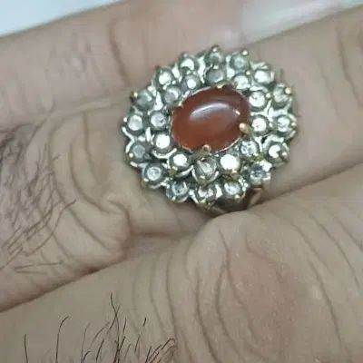 انگشتر زنانه قاجاری عقیق کهنه|جواهرات|کرج, جهان‌شهر|دیوار