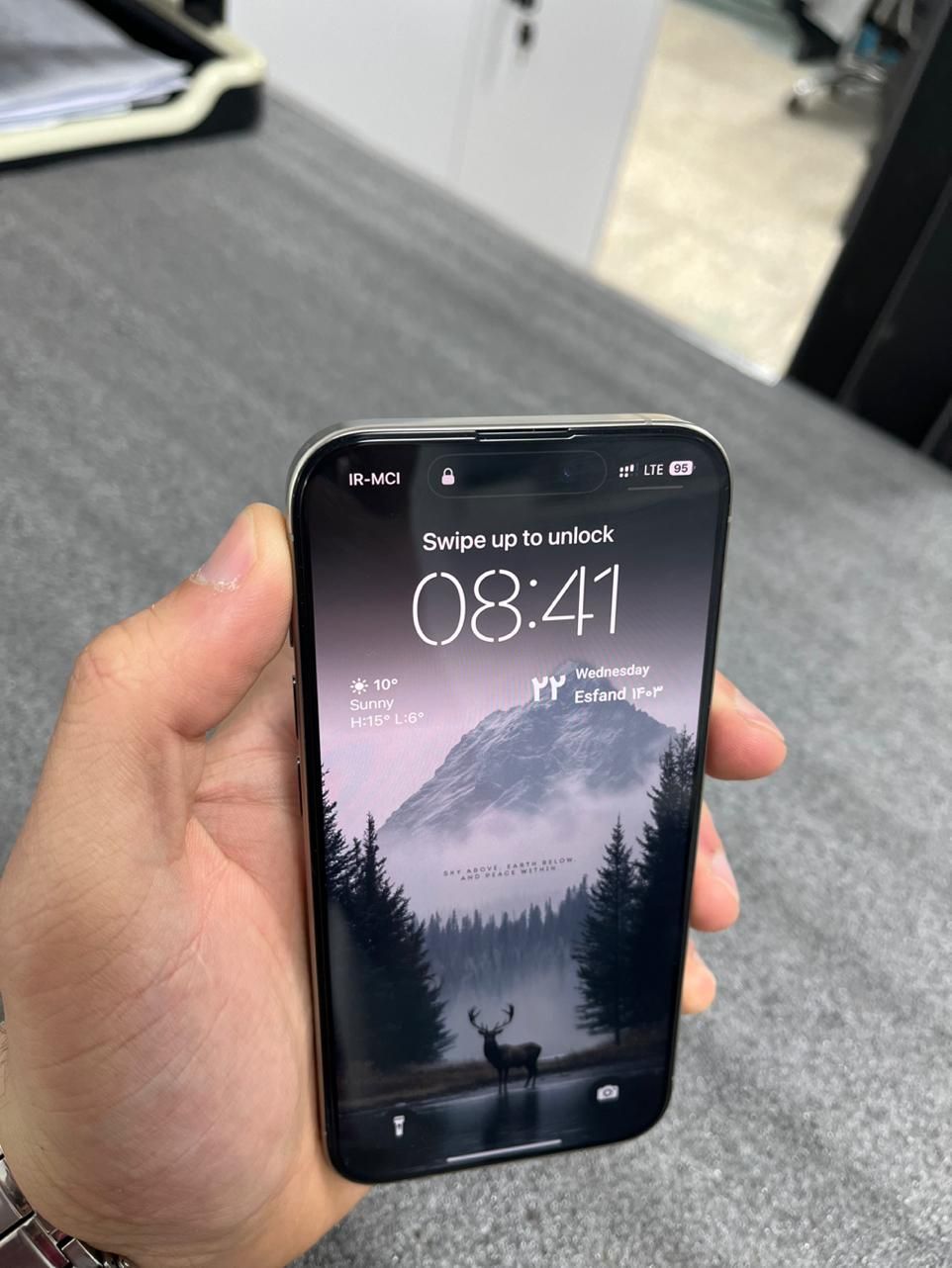 اپل iPhone 15 Pro با حافظهٔ ۲۵۶ گیگابایت|موبایل|تهران, جنت‌آباد جنوبی|دیوار