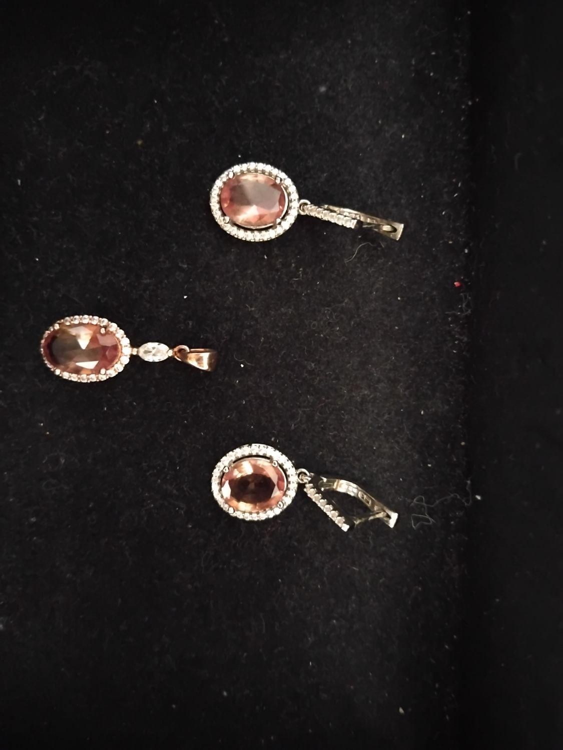 گردنبند و گوشواره الکساندریت|جواهرات|تهران, بهداشت|دیوار