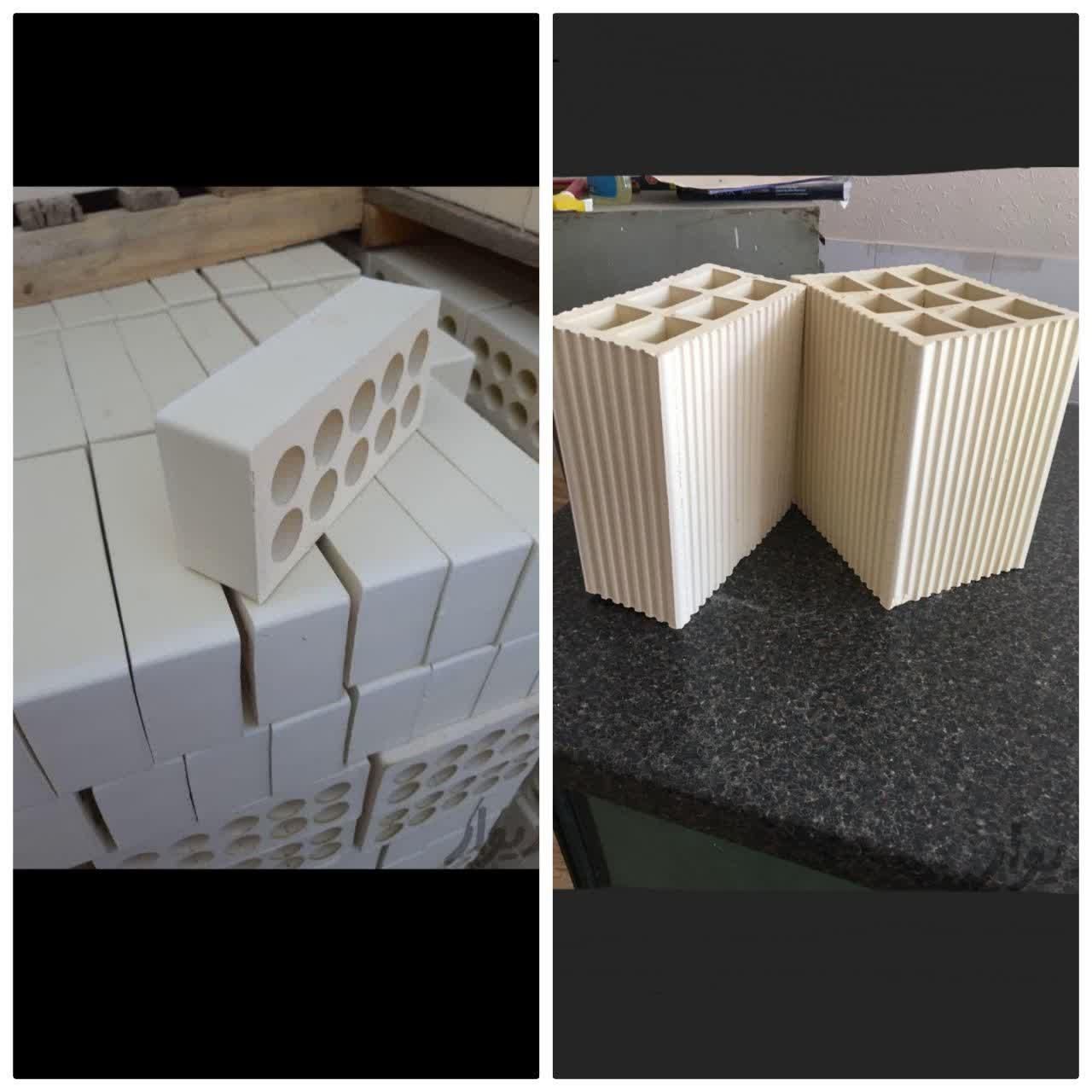 آجر سفال ،ده سوراخ لفتون، سه گل مستقیم از کارخونه|مصالح و تجهیزات ساختمان|اصفهان, حصه جنوبی|دیوار