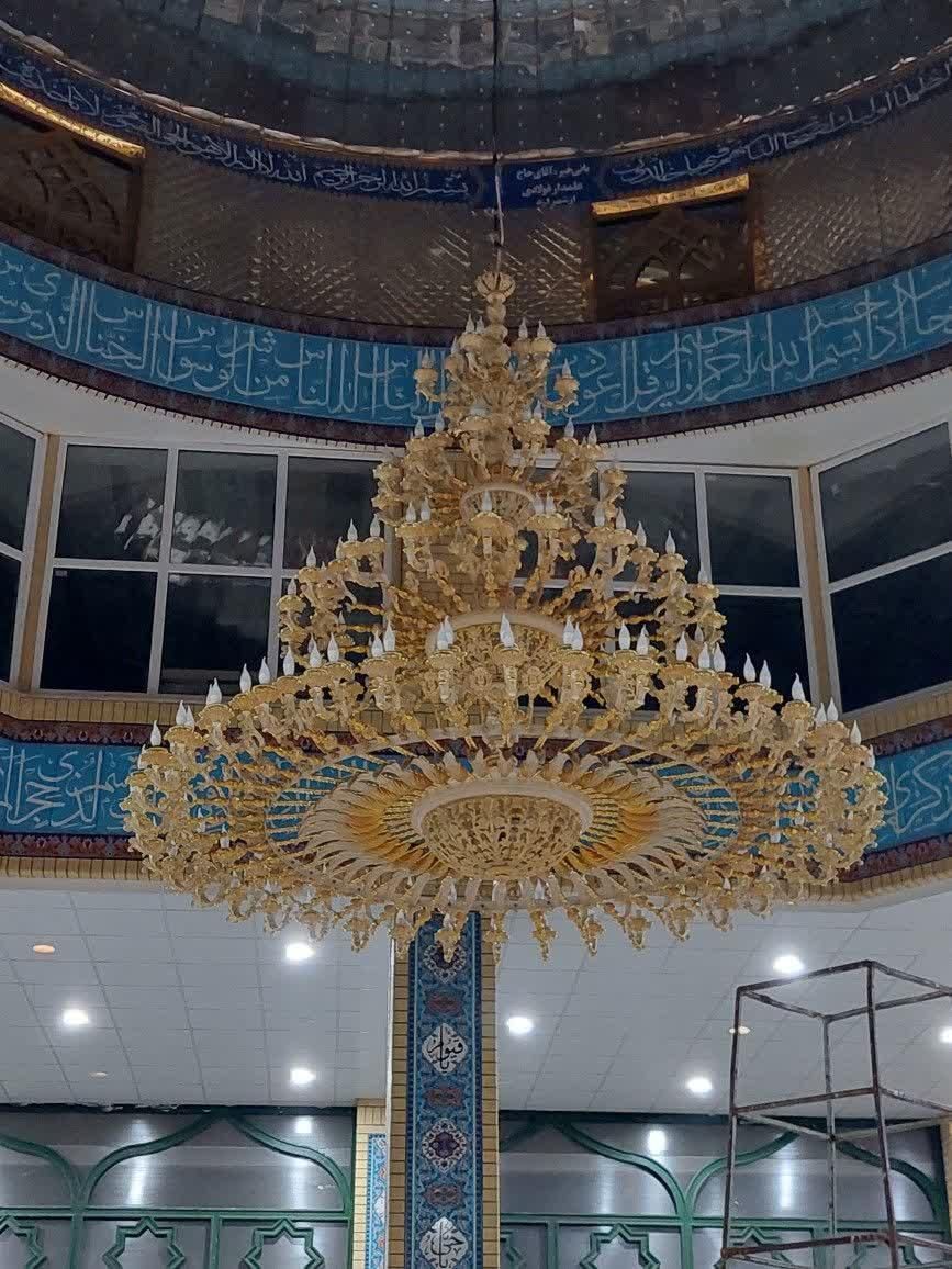 تولید لوستر جهت مساجد هتلها و تالار ...|لوستر و چراغ آویز|مشهد, گرجی علیا|دیوار