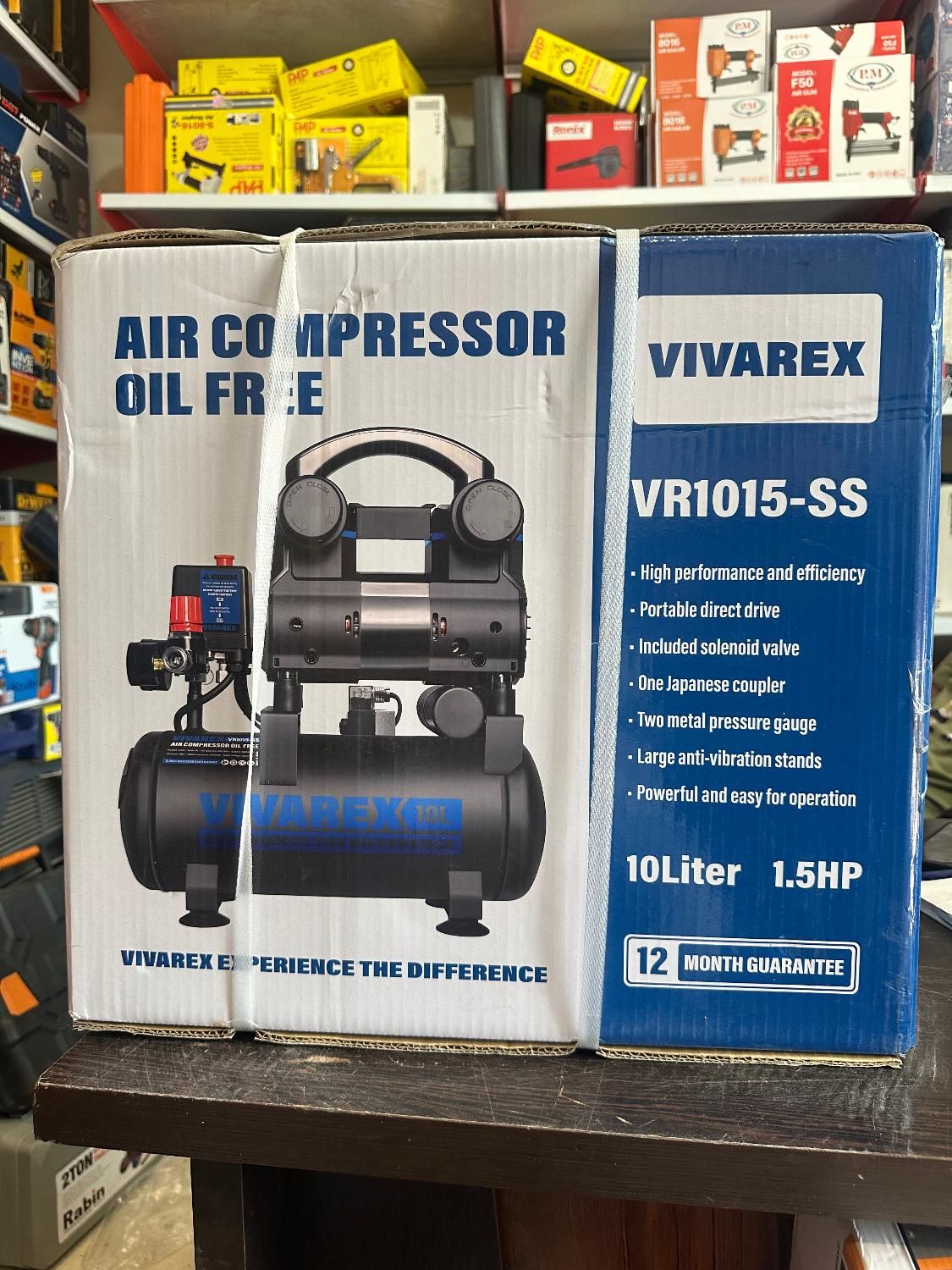 کمپرسور باد‌ پمپ هوا سایلنت بیصدا ۱۰ لیتری ویوارکس|ابزارآلات|تهران, ائمه اطهار|دیوار