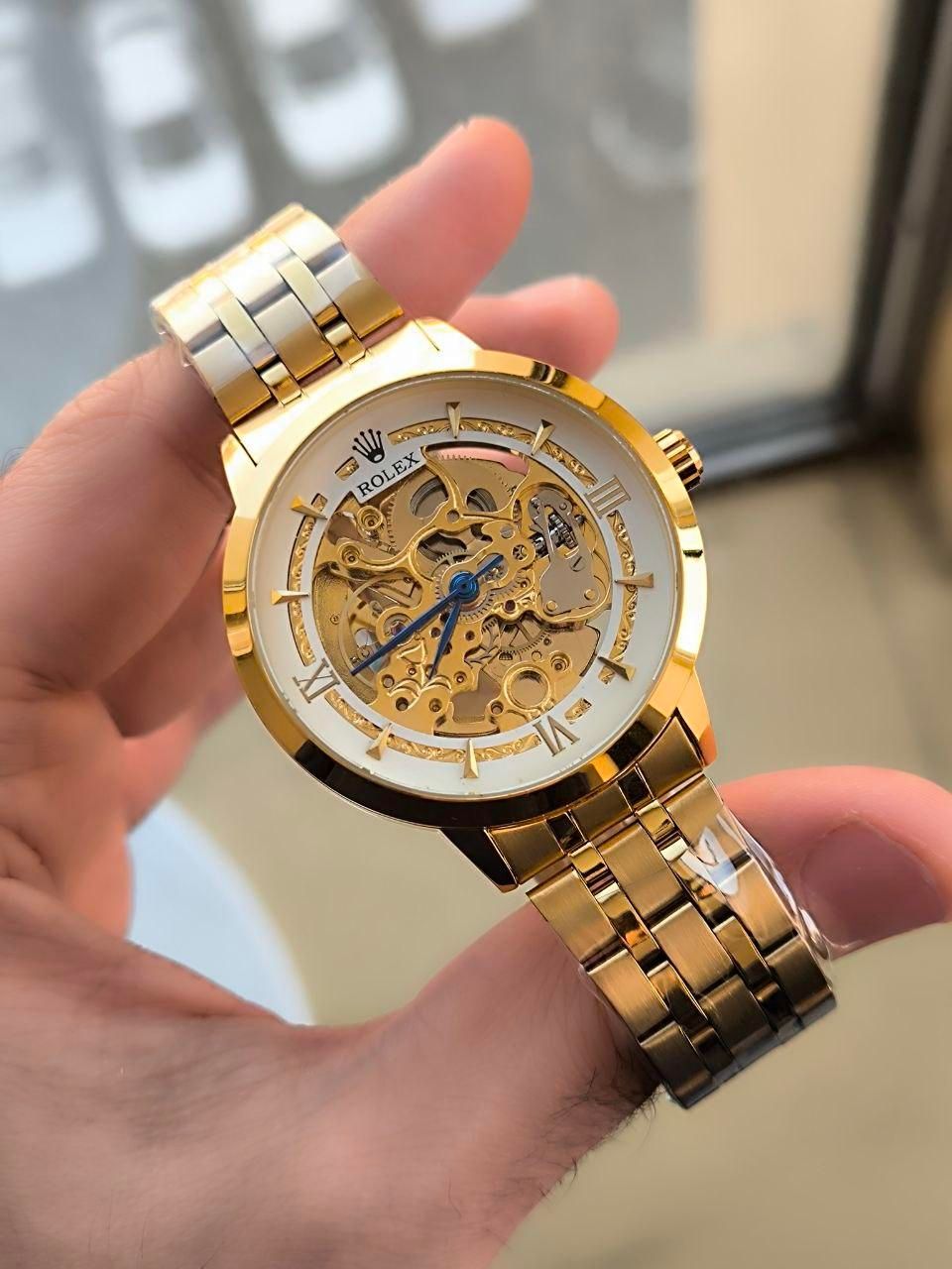 ساعت مچی Rolexاسکلتون اتوماتیک قلب باز پشت شیشه ای|ساعت|همدان, |دیوار